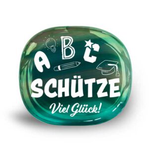 Glücksstein zur Einschulung "ABC Schütze"