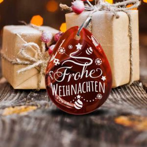 Schlüsselanhänger mit Gravur Weihnachtsgeschenke Idee