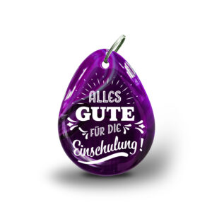 Schlüsselanhänger "Alles Gute für die Einschulung"